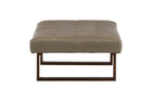 Caleb Leather Ottoman